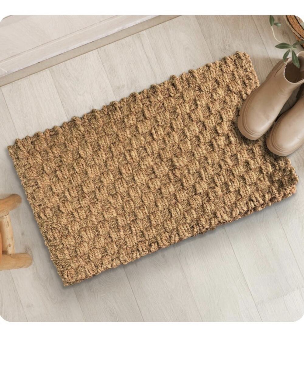 Eden Glo Coconut Fiber Coir Welcome Matt